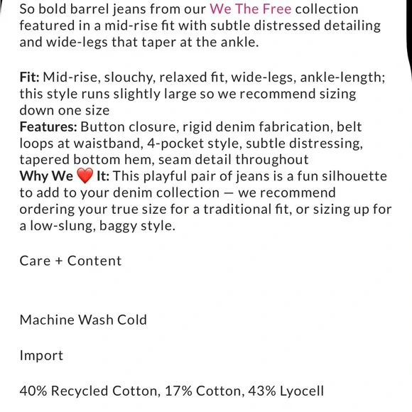 Free People Light Blue Wide Leg Jeans - Picture 4 of 4